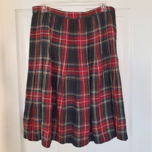 Ellen Figg Classic Pleated "Kilt" Skirt